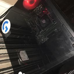 Athlon 200ge onboard graphics
8gb ddr4 ram
Stock cooler
Cooler master case with red fans
MicroAtx case
500w psu
2TB storage

Can run all borderlands 60fps
Can run minecraft, valorant, Csgo about 50fps
Can run gta V 40 FPS
Can run hitman over 60 FPS

Great starter pc