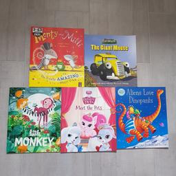 5 books all in vgc, no marks or tears, oos, smoke free home, collection off Ballards road, Dagenham, RM10 9QA, £5