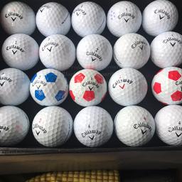 Grade A Callaway golf balls 20 in total, posted out immediately after payment received, collection welcome