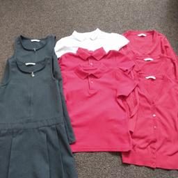 2 pinifore dresses
3 polo shirts
3 cardigans
all in great condition
collection only wincobank S9