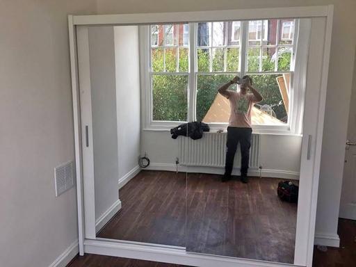 Buy & Sell South East London Abbey Wood - South East London - Photos for White Stylish Sliding Wardrobe