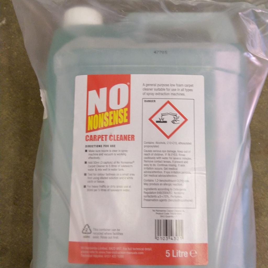 ScrewFix No Nonsense Carpet Cleaner 5Ltr in NN3 Northampton for £5.00