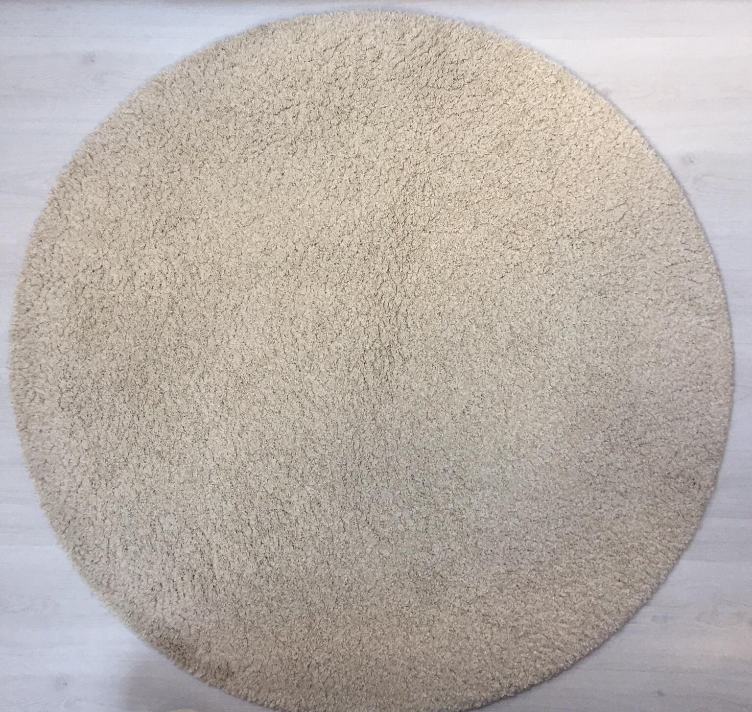 IKEA round ådum rug 130cm beige in HA0 London Borough of Brent für 5,00 ...