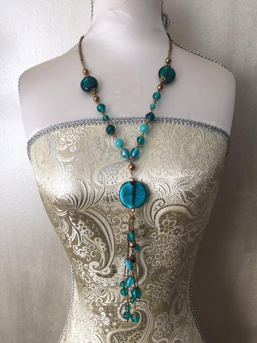 Buy & Sell Greater Manchester Manchester - Photos for Necklace Turquoise stone with gold chain