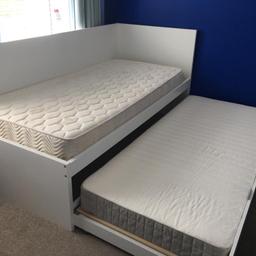 In good condition!
With 2 mattresses, size 90 x 190 cm

Collection from Old Farm Park