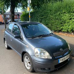 2005 TOYOTA YARIS 1.3 VVTI COLOUR COLLECTION, Manual, 109k Miles, Mot Till October, Electric Windows, Air Con, Cd Player, Alloy Wheels, Multifunction Steering Wheel, Cat S, Could Do With Front Brake Pads