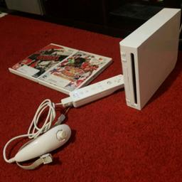 Nintendo wii with 2 games and controller and nunchuck in very good condition with original power pack and leads,
Games, house of the dead overkill, and ready 2 rumble.