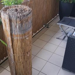 Bambuszaun 2x Rolle je ca. 5 Meter zu verschenken wegen Umzug