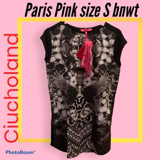 Buy & Sell West Midlands Birmingham - Photos for Paris pink black tunic size S bnwt