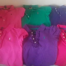 GIRLS RALPH LAUREN BUNDLE.AGE 3/6 YRS. Condition is Used. Dispatched with Royal Mail 2nd Class signed for

Hi.I am selling all this ralph lauren bundle.All genuine prob still on website.Only used couple of times.Amazing condition.Amazing quality.Perfect for winter and 100%cotton.
❤1 pink cable knit cardigan...❤3 girls dresses(tennis) ..❤3 
4polo shirts 1 crop jumper 1 tshirt 1 shirt .11 ITEMS ALTOGETHER
Each item was £30-£50+ so over £350 items here

no returns or refunds

￼