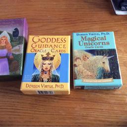 Three sets of oracle cards £12for three with booklets