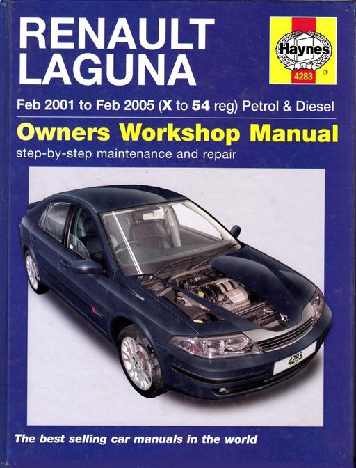 Vehicles Greater Manchester Stockport - Photos for HAYNES LAGUNA COVERS '01 - '05 PETROL&DIESEL