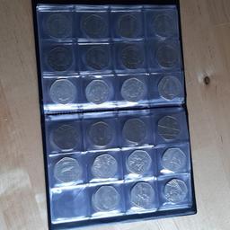 Please read. No Free.


Selling my coins collection with all different coins. 57 (50p coins) and 15 (2pound coins). Rare coins included and hard to find them.
Ideal for someone who is starting the collection. Album included.
Silly offers  will be ignored.  
Thanks