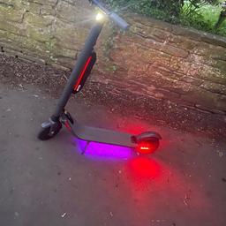 In good condition
No problems with it
Battery lasts long

I’m selling this electric scooter don’t need it now it’s got a couple scratches on the frame works all fine message me for more info