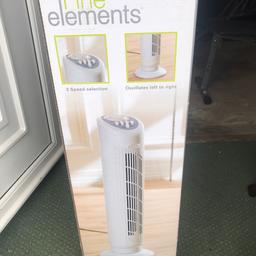Hi selling tower fan with timer by fine elements bought it for 25£ but never used had a chance to use it I have opened the box but all new selling for 10£ Carnt deliver u can arrange a pick up with me 07869546665
Many thanks any questions plz feel free to ask