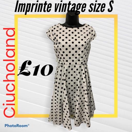 Buy & Sell West Midlands Birmingham - Photos for Imprinte vintage polka dot dress size S