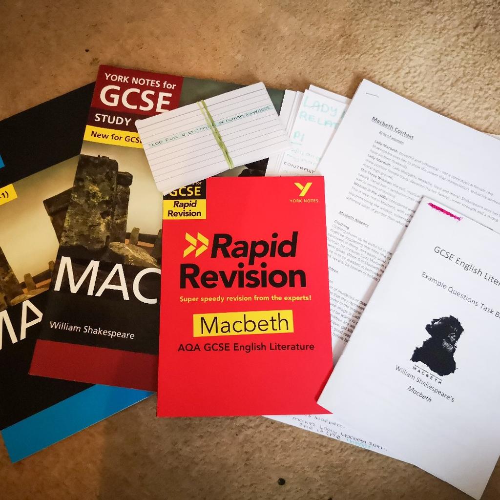 GCSE Macbeth in M14 Manchester für £ 15,00 zum Verkauf | Shpock AT