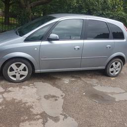 Meriva in good condition 
No leaks, all electrics work ing as they should 
Slight dent on back bumber
MOT till Nov 2020
