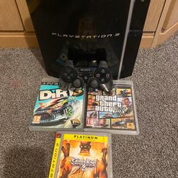 Fully working and in good condition
Comes with leads, joypad, and 3 games