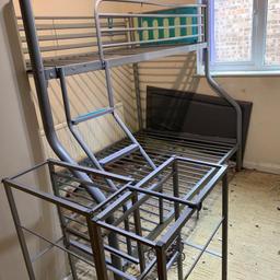 bunk bed for sale frame only

used but good condition
call 07973 582 007
located in  m25  postcode

can deliver for 20 pounds on top