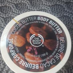 The Body Shop body butter, still in packaging 
Cocoa Butter - great for all skin