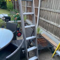 Double loft ladders, used condition, working fine, collection only, £10