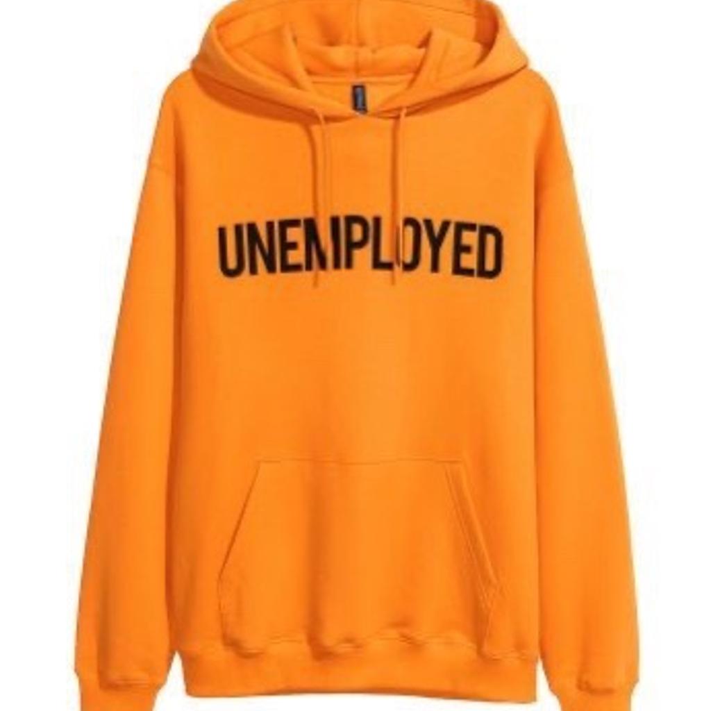 Orange unemployed hoodie online