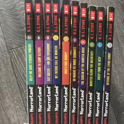 Set of 10 goosebumps books

Most of these haven’t been touched