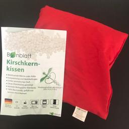 Bio Kirschkernkissen von Bonblatt 
Warm und kalt nutzbar 

Wenig genutzt 

24 x 25 cm 

Neupreis 10€