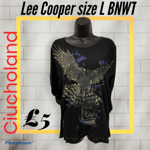 Buy & Sell West Midlands Birmingham - Photos for Lee Cooper baggy top size L bnwt studded