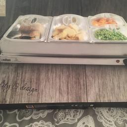Stainless steel buffet server, never been used