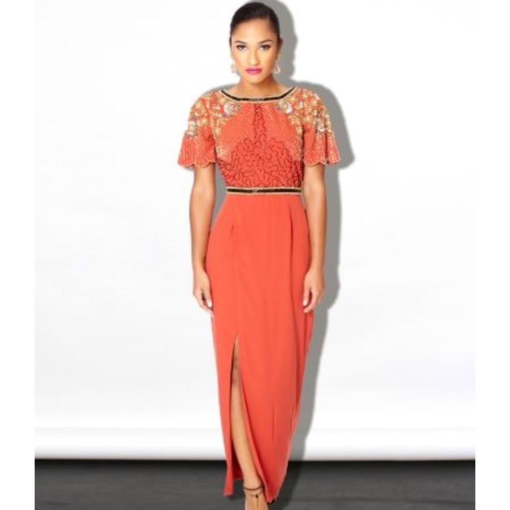 Virgos lounge hot sale orange dress