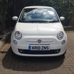 Lovely well looked after Fiat 500 1.2 Sport 3dr. 

Only selling as I'm moving away!

Manual
3 doors
1.2 L
Full service history
Petrol
2 previous owners

Leather seats
Alloy wheels 15in (sport)
Air conditioning
Blue&Me
Radio/CD/MP3 player
Dark tinted windows

There are a few scratches as to be expected. 
Please message for questions or more pictures, happy to help.

Thanks