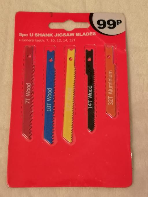 Buy & Sell Lancashire West Lancashire - Photos for New 5pc u shank jigsaw blades