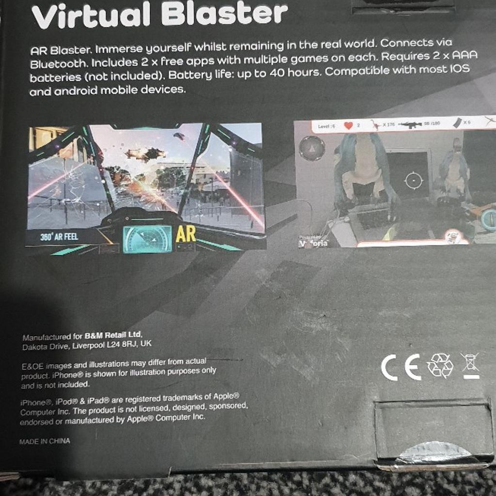 virtual blaster for use with smart phones. 2 available. for £3 each. Please see pics for more info. postage additional £3.10