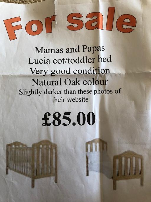 Buy & Sell Surrey Guildford - Photos for Mamas & Papas cot bed