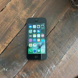 iPhone 5. Midnight Black. Unlocked for any network in fine condition. All works fine. Any questions, feel free to ask.