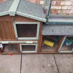 Rabbit hutch with everything in it