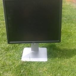 Computer screen LCD monitor. With cables.