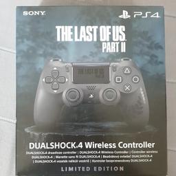 Brand New ps4 last of us part 2 limited edition controller.  only 1 in hand. quick dispatch by Royal mail 1st class. CASH PREFERRED ON COLLECTION FROM ASHFORD SURREY.