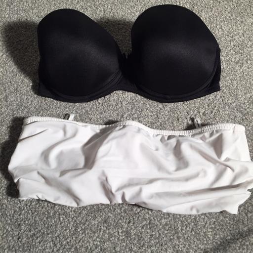 Buy & Sell West Yorkshire Kirklees - Photos for M&S White Bandeau Underwired Bra 32 D x 2