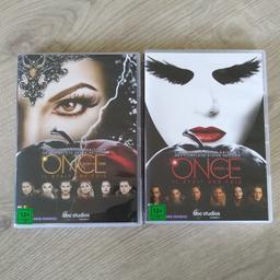 Verkaufe meine Staffel 5 & 6 von Once upon a time.
Jeweils 6 DVD's aus Frankreich, mit deutscher Tonspur!
je 10€!!

zzgl Versand