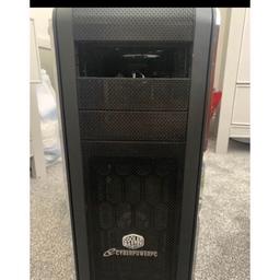 1) BEEN LET DOWN TWICE SERIOUS OFFERS ONLY
2) SEE SECOND POST FOR MORE INFO 

Intel core i7-4790k

24gb ddr3 ram (hyperX and Corsair) 133MHZ

MSI GTX970 4gb gpu

120gb Kingston ssd

1tb hdd

600 watt power supply

Corsair fans and water cooled cpu

Needs new cd drive
