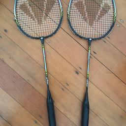 2x badminton Carlton Airbone2500 + 5 shuttlecock.
Condition: like new.
Collection only:SE1
Original price paid:£30
(Selling because moving abroad).