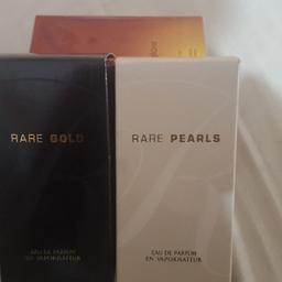 Rare Gold
Rare Pearl
True Glow 

each is a 50ml eau de parfum spray  


all brand new but True Gold has plastic seal around it.


believe these are rare and discontinued and selling in eBay for around £20+