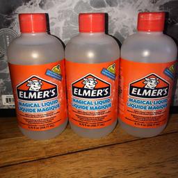 Elmer’s slime activator
3 bottles,picture shows how much is in the bottles! £10 for all x
Message me for postage or collection x
