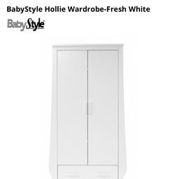 Stunning wardrobe and chest with baby changing table on top. Perfect condition from pet and smoke free home