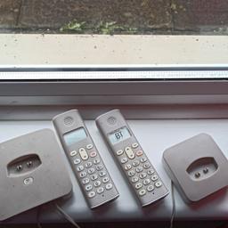 BT cordless phones
two sets. including chargers
needs rechargeable batteries. 
not much use now.