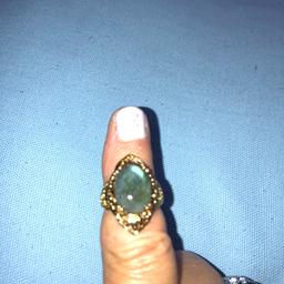 Sterling Silver Labradorite Ring with 9ct gold overlay
Chunky Ring, Size O/P
Buyer to collect from Walton on the NAZE