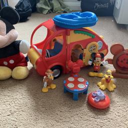 Mickey Mouse and characters campervan toy